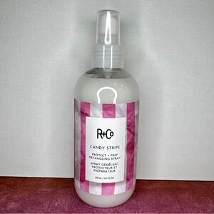 R+Co Candy Stripe Pink and White Spray